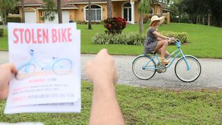 That's a stolen bike!!!