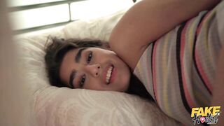 Tied pakistani beauty joins rando couple for hostel fun