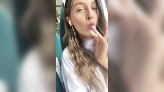 Finger Fucking in first Class