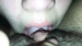 SEXY GREEN EYED LESBIAN EATS HER MOANING GIRLFRIENDS WET PUSSY
